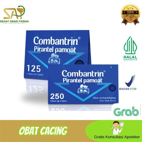 Jual Combantrin 250 Mg 2 Tablet Shopee Indonesia