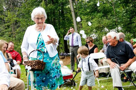 94 Year Old Grandma Is Just About The Best Flower Girl Around