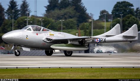 Ln Dhz De Havilland Vampire T Private R Rimestad Jetphotos