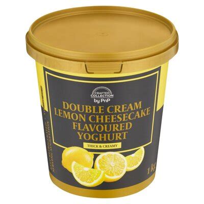 Crafted Collection Double Cream Lemon Cheesecake Flavoured Yoghurt 1kg