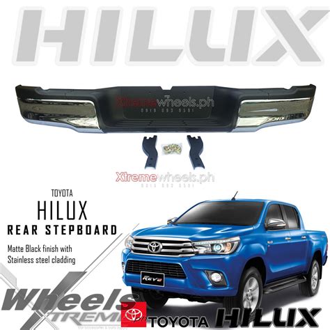 Toyota Hilux Conquest Rocco Rear Bumper Stepboard Step