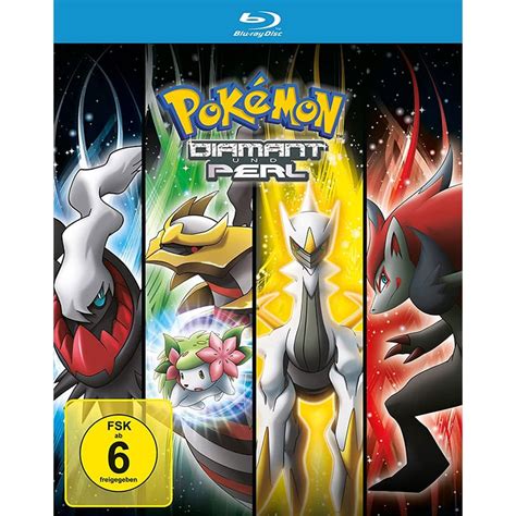 Pokémon Diamant und Perl 4 Film Collection auf Blu ray DVD ab