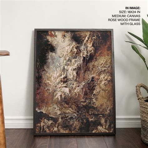 The Fall Of The Damned By Peter Paul Rubens Wall Art Hanging