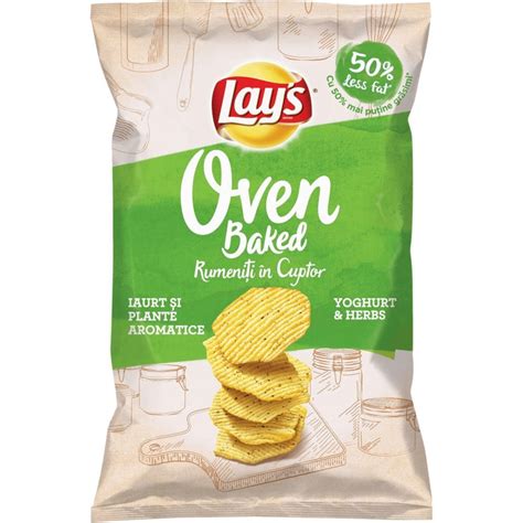 Lays Oven Baked Yoghurt & Herbs Chips | Candy Funhouse