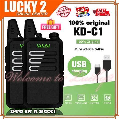 Lucky Wln Kd C Uhf Mhz Channel Two Way Walkie Talkie Radio