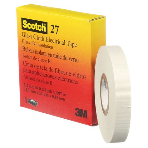 3m Insulating Electrical Tape Abrasion Resistant 3m™ Scotch® 27 Glass Cloth 1 2 In X 66 Ft