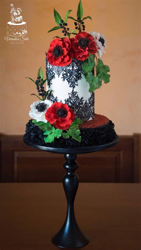 Anemone Cake Decorated Cake By Veronica Seta Cakesdecor