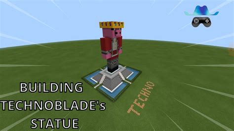 How To Build Technoblade Statue Minecraft Rashadgaming Youtube