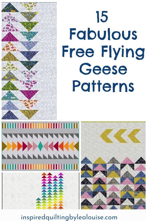 Fabulous Free Flying Geese Patterns Inspired Quilting By Lea