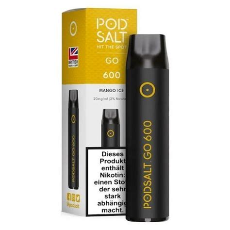 Pod Salt Strawberry Ice Einweg E Zigarette