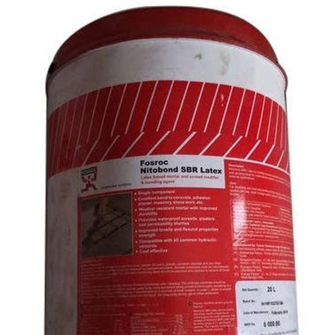 Fosroc Nitobond Sbr Latex Bonding Agents Bucket 20 Ltr At Rs 210