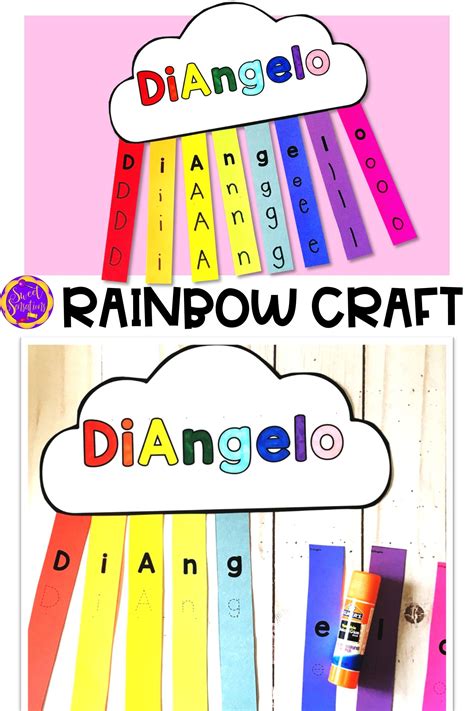 Name Rainbows Name Crafts Rainbow Names Name Activities Preschool