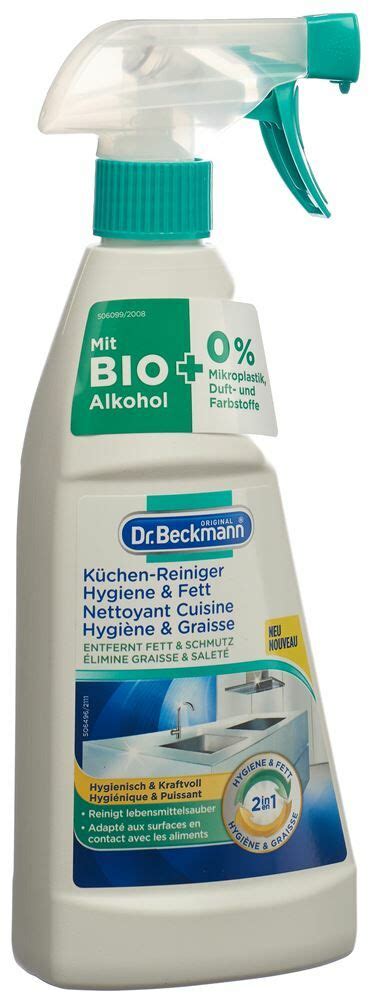 Dr Beckmann Küchen Reiniger Hygiene Fettlöser in einem Produkt