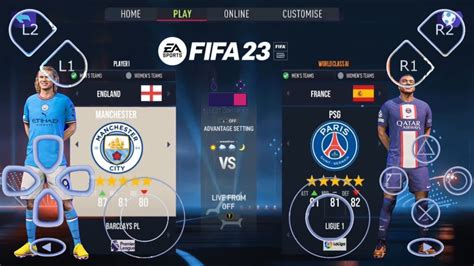 Fifa 23 Ppsspp Android Offline New Updated Squadandkits 23 Ps5 Camera Hd