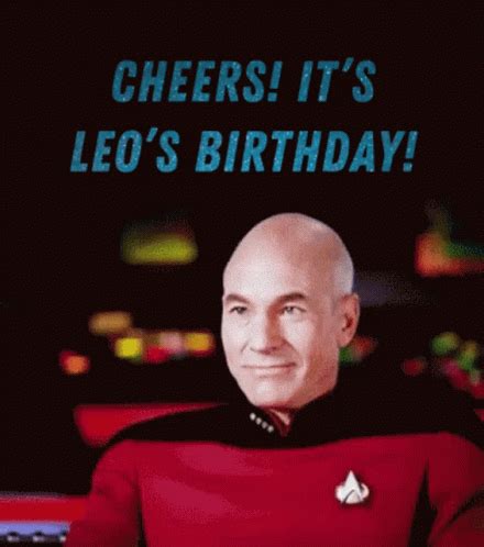 Leo Birthday Cheers GIF - LeoBirthday Cheers HappyBirthdayLeo ...