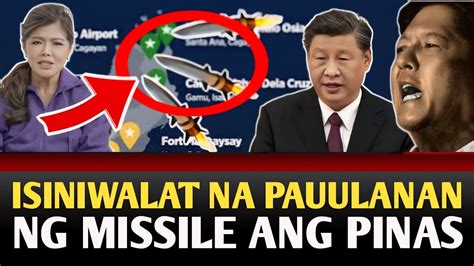 NAKU PINAS PAUULANAN NG MISSILE AYON SA NAKUHANG IMPORMASYON NI SEN