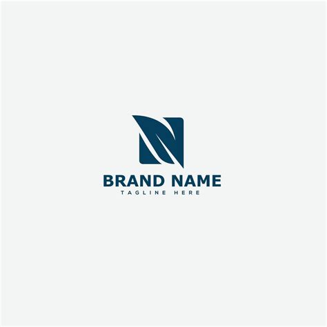 N Logo Design Template Vector Graphic Branding Element. 11114645 Vector ...