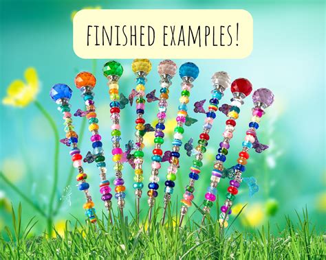 DIY Fairy Garden Stakes Kit Make Your Own Fairy Garden Wands Kit DIY