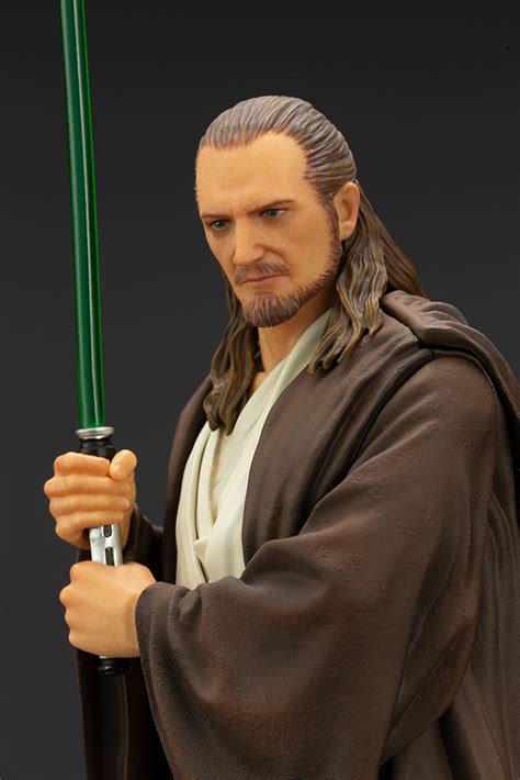 Star Wars The Phantom Menace Qui Gon Jinn Statue By Kotobukiya The