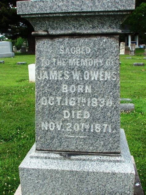 James William Owens Sr 1830 1871 Find A Grave Memorial