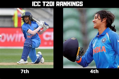 Icc T I Rankings Smriti Mandhana Moves Three Places Suzie Bates