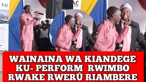 Wainaina Wa Kiandege Kuina Rwimbo Rwake Rwer Riambele Na Gukenererwo