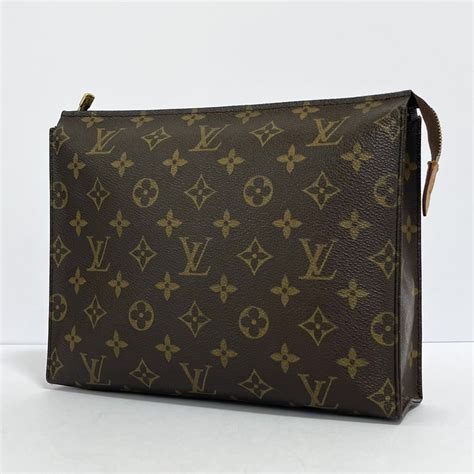 1円 Louis Vuitton ルイヴィトン ポッシュトワレ26 M47542 Sl0062 モノグラム セカンドバッグ クラッチバッグ