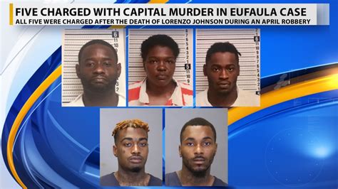 Eufaula Police Charge Five Suspects With Capital Murder In April