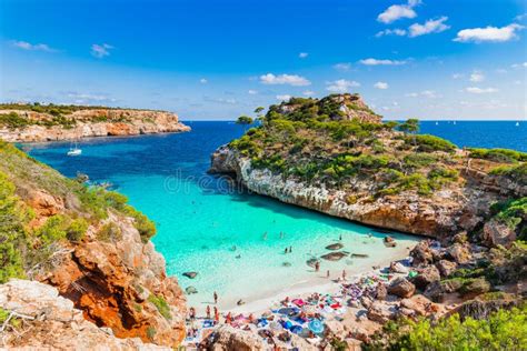 La Mer Méditerranée De Lespagne De Belle De Plage île De Majorca Photo