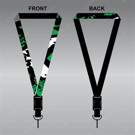 Template Desain Lanyard Premium untuk Perusahaan