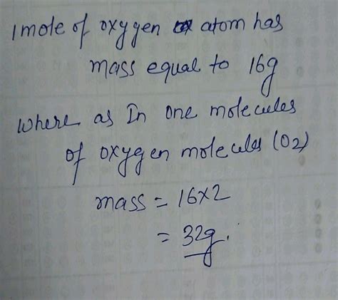 Oxygen Atoms O And The Mans Of A Molet 19 How Many Grams Of Co Are