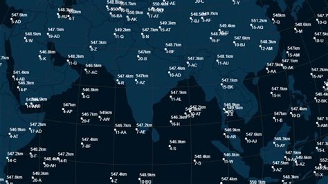 Starlink Satellite Map Over Asia Real Time Tracking Youtube