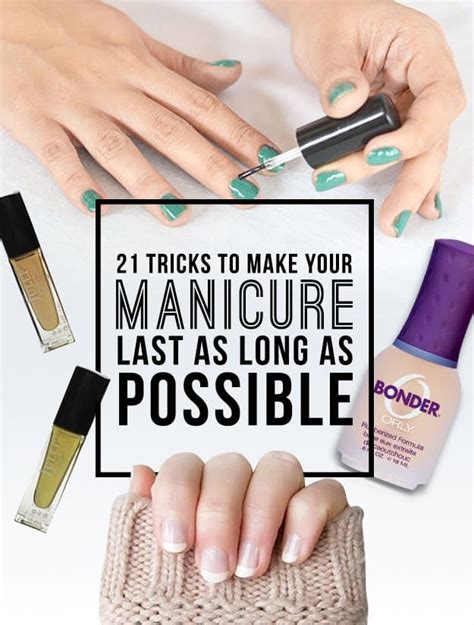 21 Nail Polish Hacks To Make Your Manicure Last Until The End Of Time Nail Polish Hacks