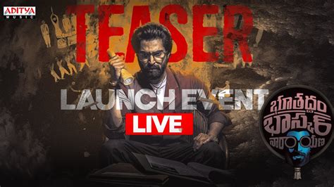 Bhoothaddam Bhaskar Narayana Teaser Launch Event LIVE Shiva Kandukuri