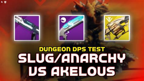 3x SLUGS ANARCHY VS AKELOUS Spire Of The Watcher DPS Test Destiny