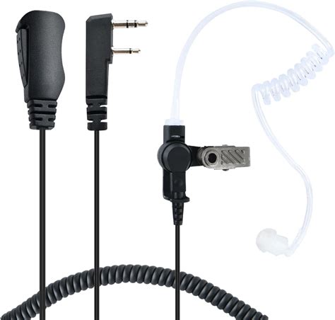 Amazon Dlecnfun Walkie Talkie Earpiece With Mic Long Wire