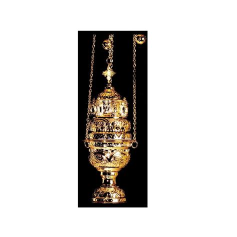 Orthodox Ecclesiastical Products Hanging Censer Made In Brass Religious