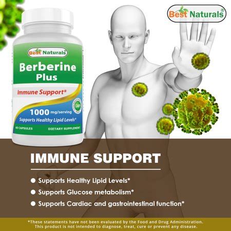 Best Naturals Berberine Plus 1000 Mg Por Dosis