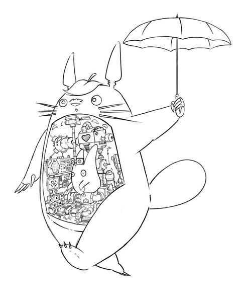 Desenhos De Totoro Para Colorir E Imprimir Colorironline