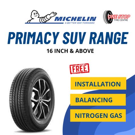 Michelin Primacy 4 SUV & SUV+ Tyre CRV CX5 X70 17 19 Inch 225/65R17 225 ...