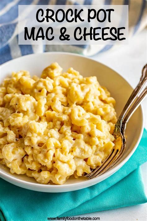 Crock Pot Mac And Cheese Is Tender Cheesy Incredibly Creamy And So Delicious Its Great For A