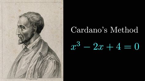 Cardano S Method Is The Ultimate Technique To Solve Cubic Equations Youtube