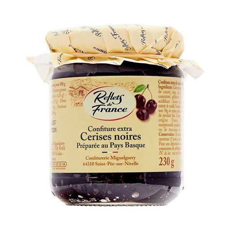 Confiture Extra Cerises Noires Reflets De France Le Pot De G