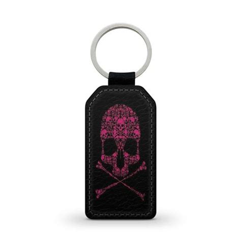 Porte clé Skull tete de mort satan diable gothique Hard rock Satanique