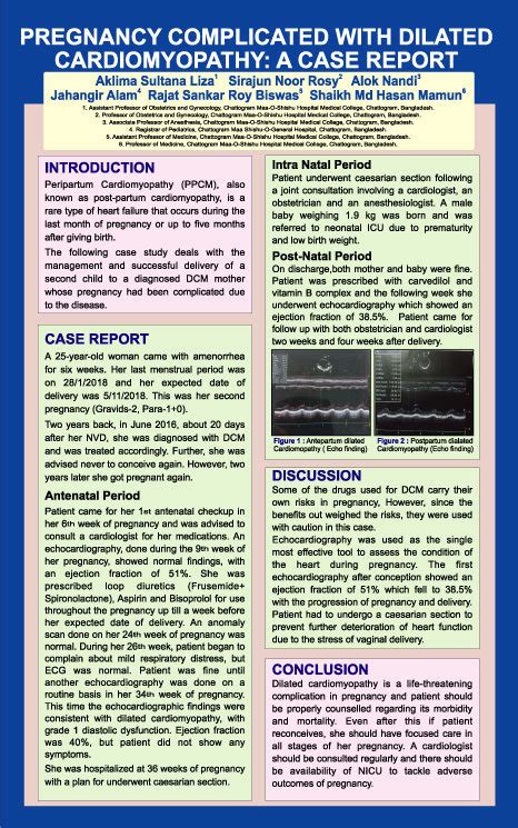 Pdf Pregnancy Complicated With Dilated Cardiomyopathy A Case Report