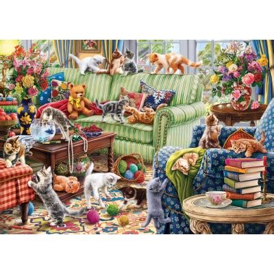 Puzzle Kittens In The Living Room Perre Anatolian Pi Ces