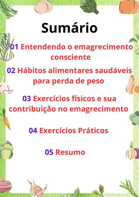 Emagrecimento Consciente Estratégias para Perder Peso de Forma