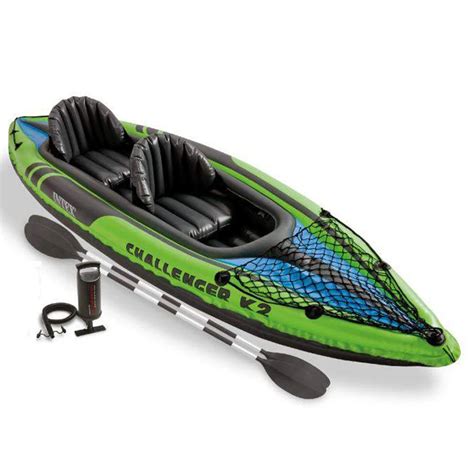 Intex Explorer K Kayak Person Inflatable Kayak Set With Aluminum