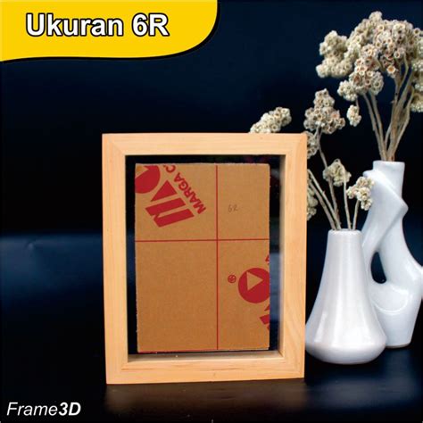 Jual Pigura Frame Bingkai Foto Kayu 3D Ukuran 6R 15x20 Shopee