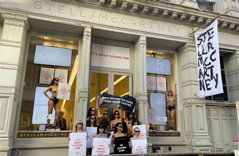 Stella Mccartney And Peta Collaborate For Its About Fucking Time I